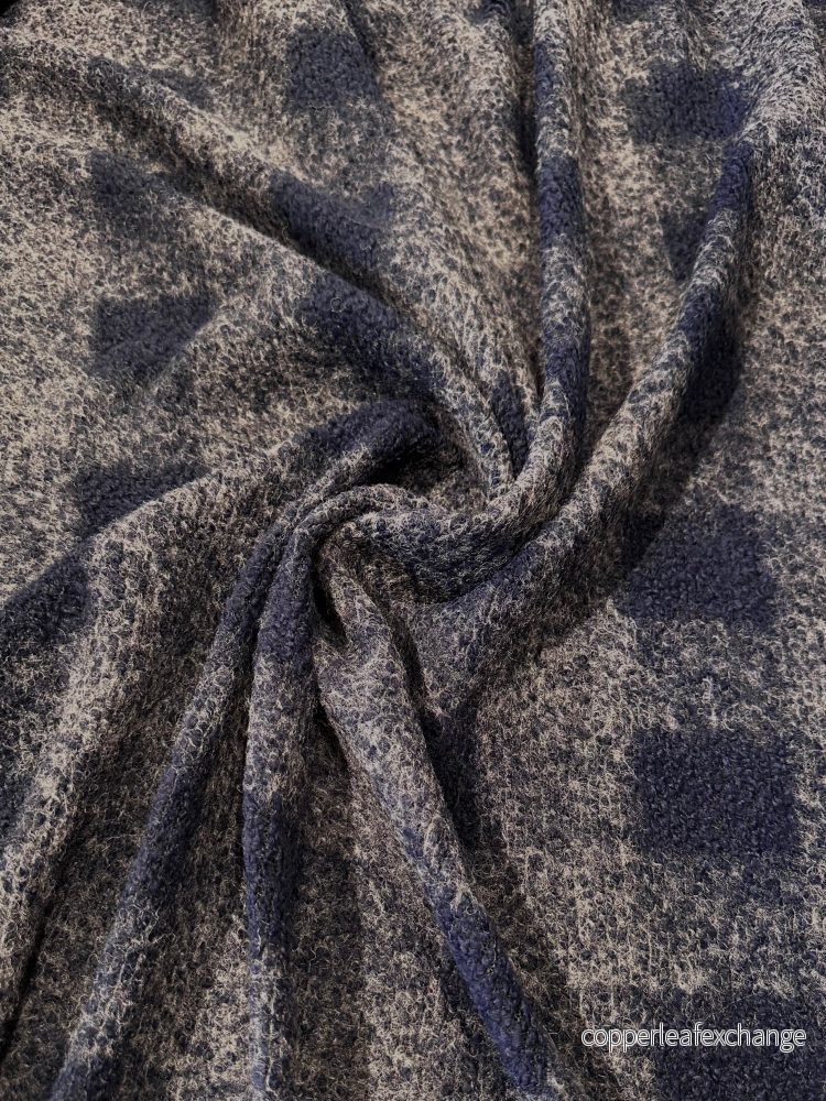 Deadstock – Coat – Dark Blue – Check – DY2