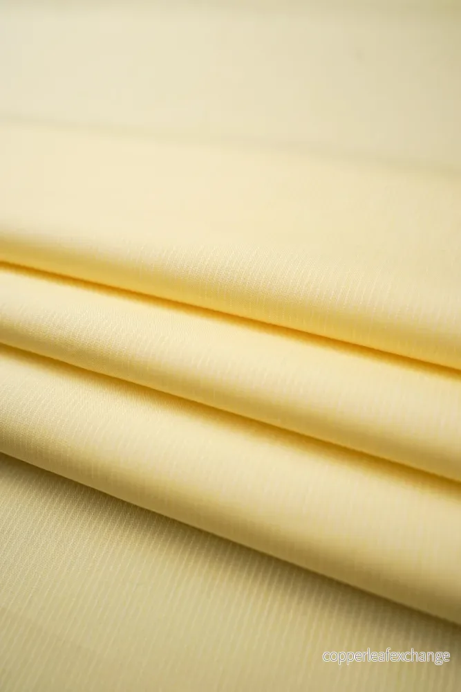 Deadstock – Shirt Fabric – Cotton – Stripe – Lemon Yellow – DS216