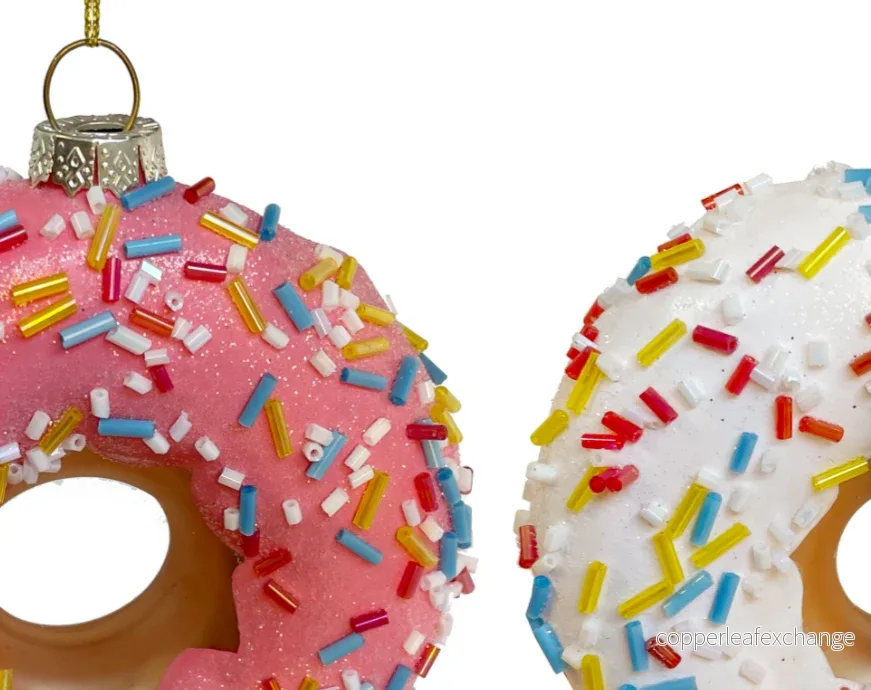 Julgransdekor MERRY GLAZE-MAS (10 cm) vit - Bild 2