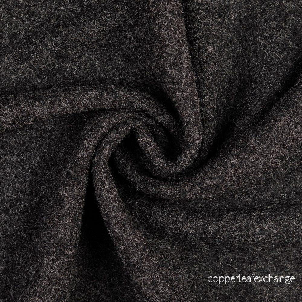 Boiled Wool – Walkloden – Melange – Dark Gray – 5001 Boiled Wool – Walkloden – Melange – Dark Gray – 5001