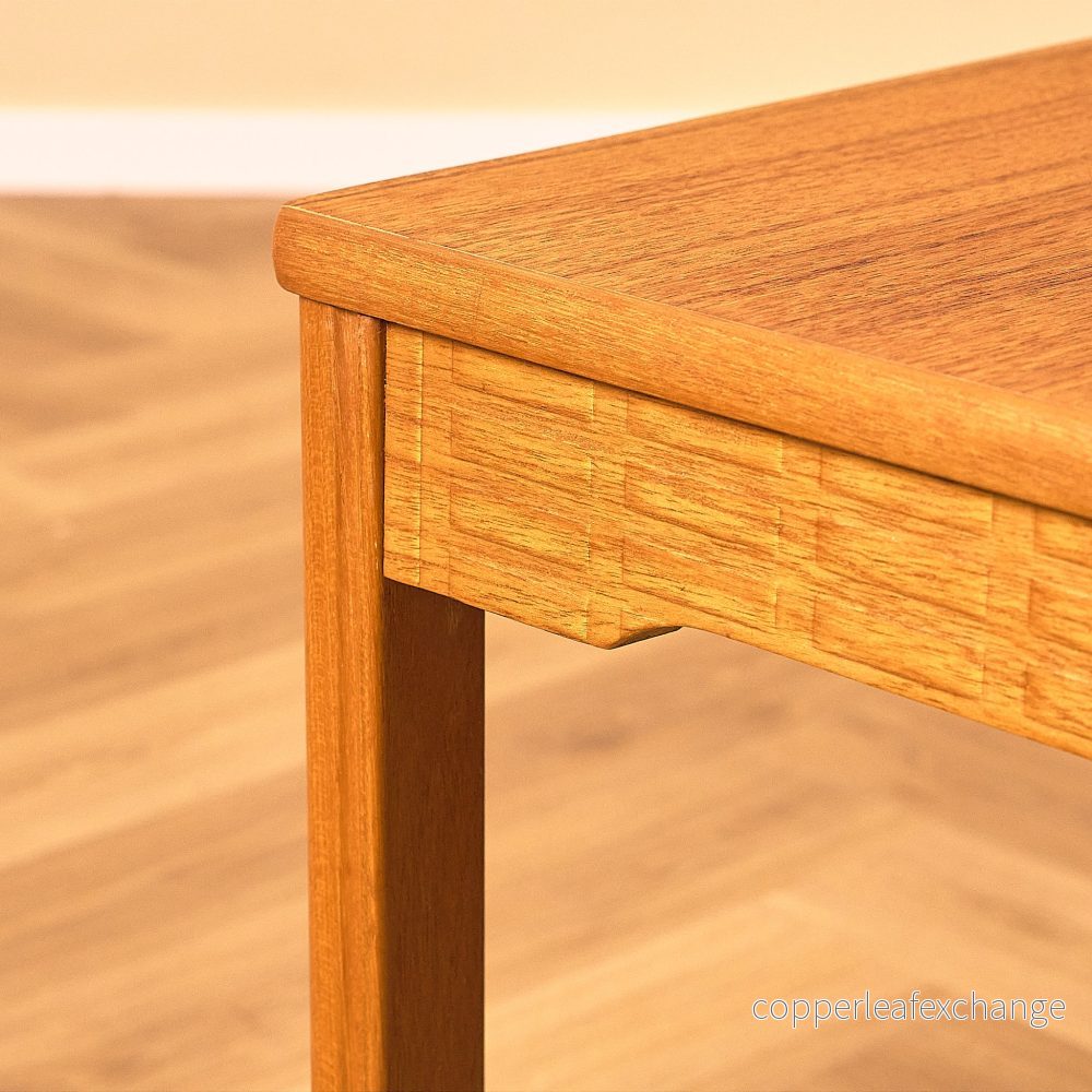 Swedish side table in teak and beech - Bild 3