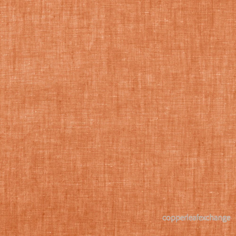 Yarn-Dyed Linen – Orange 034