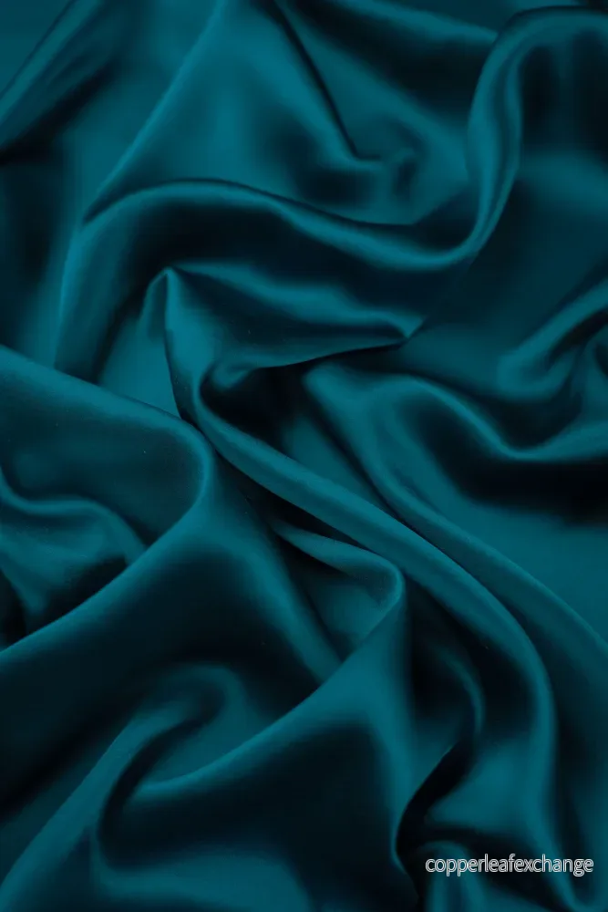 Silk Satin – Satin – Silk – Petrol – Fg165 Silk Satin – Satin – Silk – Petrol – Fg165