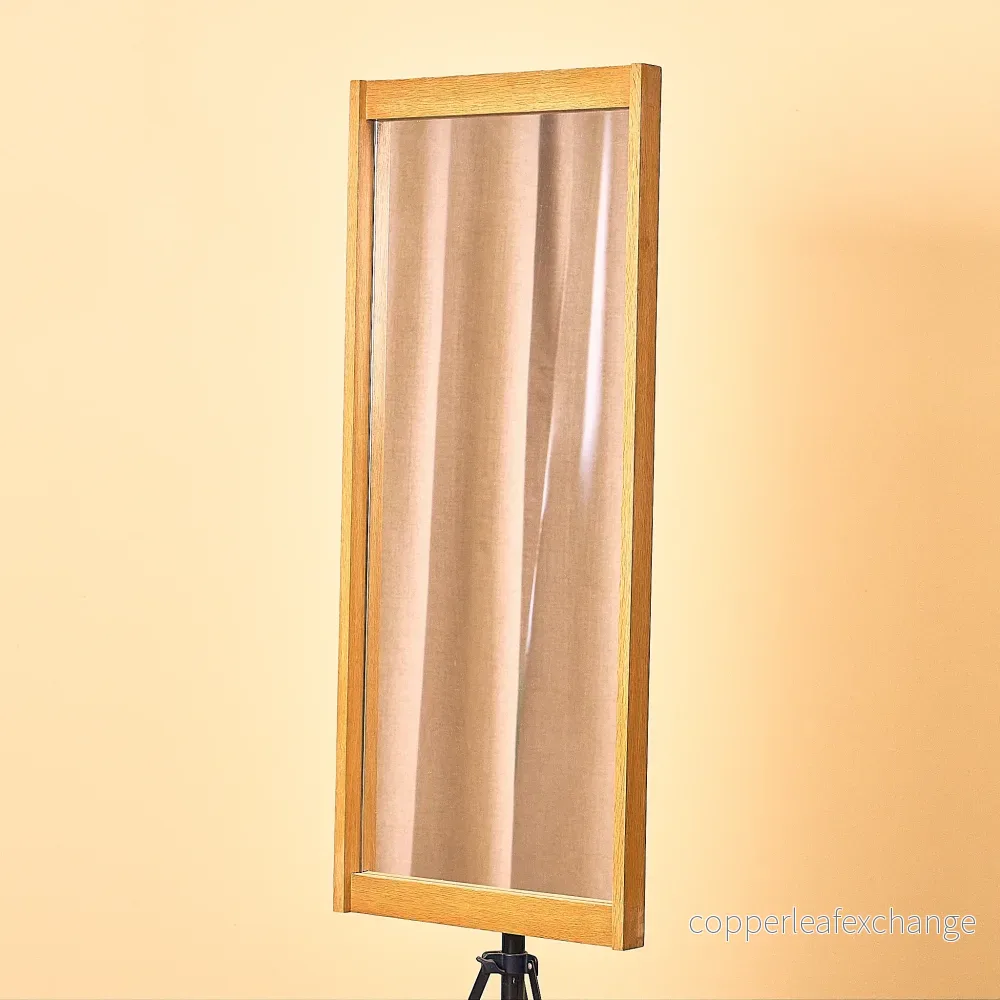 Mid-century mirror in oak Mid-century mirror in oak
