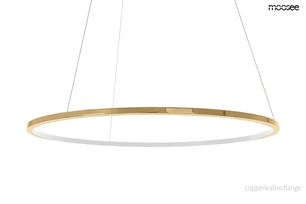 Taklampa MOOSEE - RING SLIM 120, guld