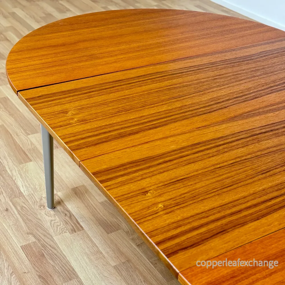 Runt matbord i teak, 1950-60-tal, Sverige - Bild 3