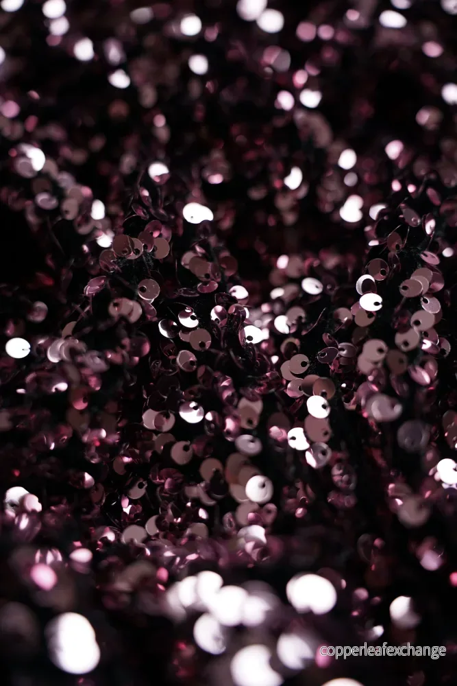 Sequins - Stretch - Velor - Light pink - 2450 - Bild 2