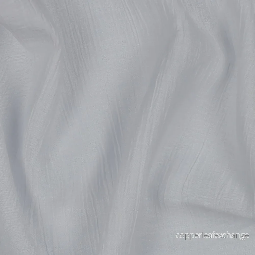Viscose – Crinkled – White – 002