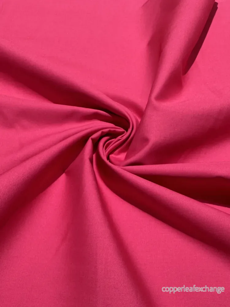 Cotton – Poplin – 110 cm wide – Cerise Cotton – Poplin – 110 cm wide – Cerise