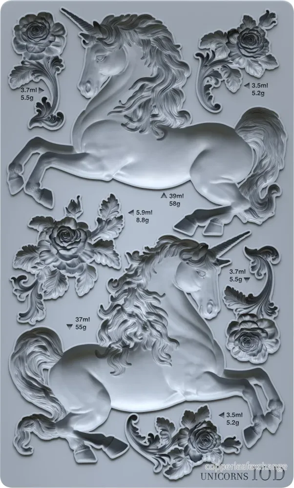 Unicorns - silikonform - Bild 2