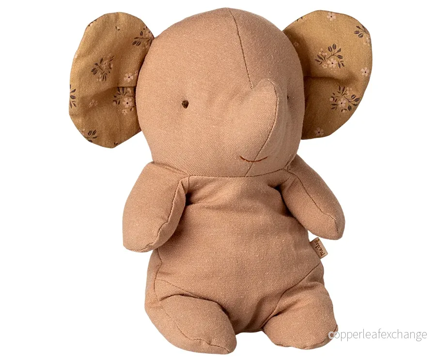 Maileg – Elefant gosedjur rosa, Safari Friends, small / liten