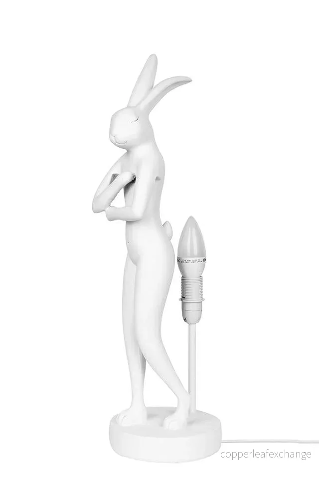 Bordslampa KARE DESIGN - RABBIT, vit/rosa, 68 cm - Bild 2