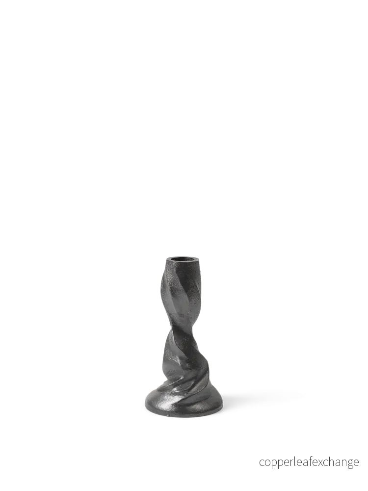 Ferm Living Gale Candle Holder - H13 - Blackened Aluminium - Bild 2