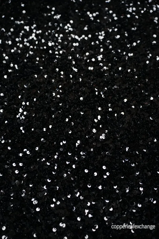 Sequins – Stretch – Velor – Black – 2458 Sequins – Stretch – Velor – Black – 2458