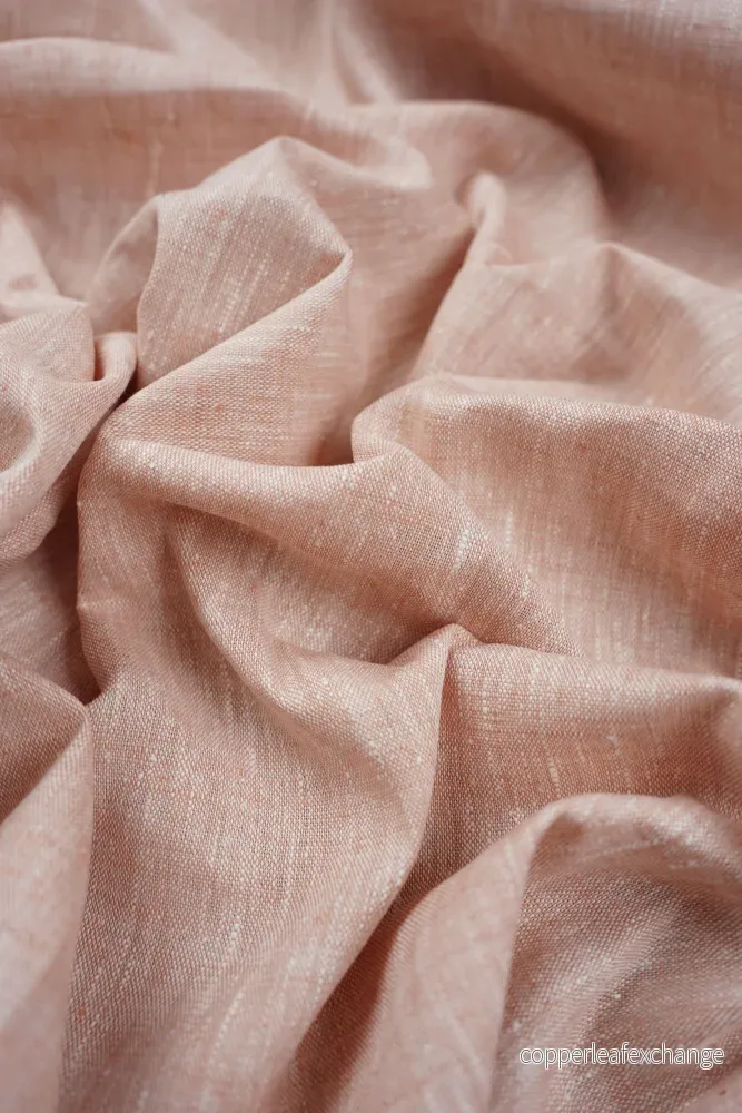 Linen fabric – texture – Old pink – Heathered – 19 Linen fabric – texture – Old pink – Heathered – 19
