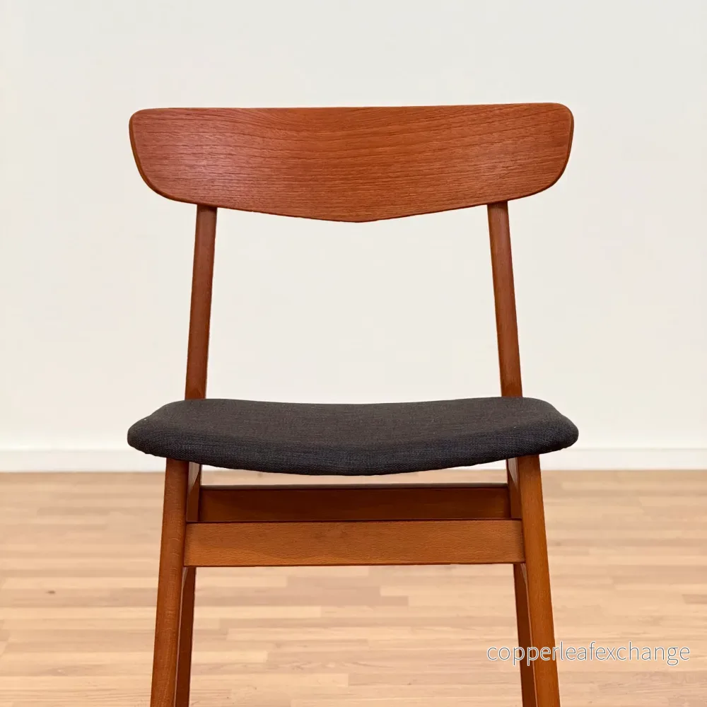 Set om 4 stolar i teak och bok från Findahl möbelfabrik, 1950-60-tal, Danmark - Bild 3