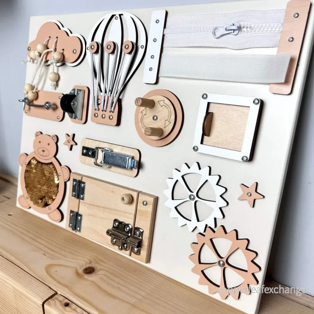 Liten Montessori-aktivitetsbräda – 30 × 40 cm - Bild 3