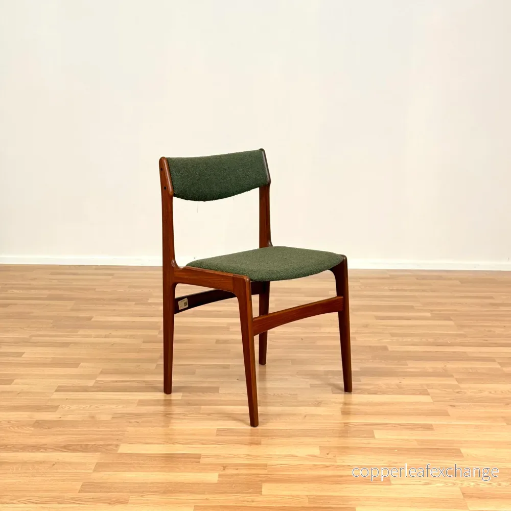 Set om 4 matstolar i teak, av Erik Buch för Nova Stolefabrik, 1950-60-tal, Danmark - Bild 2