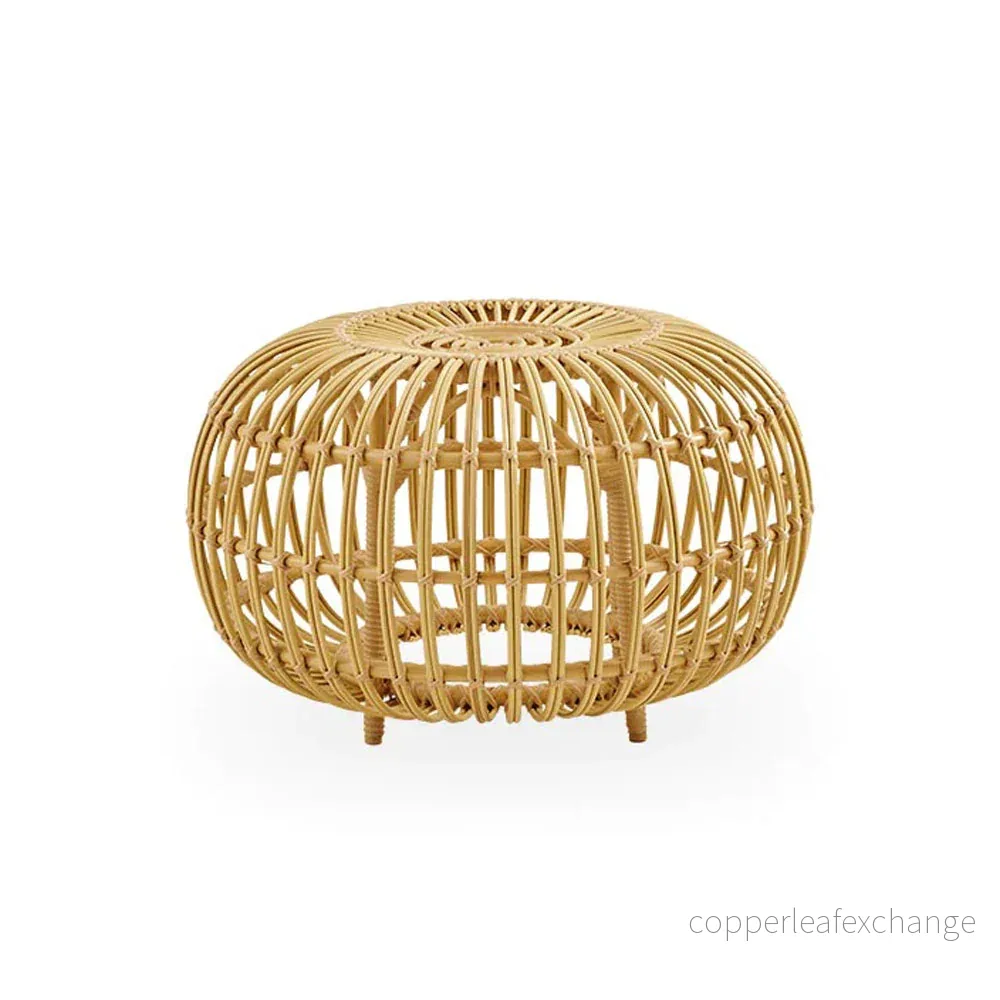 Utemöbel Pall Ottoman Large, Natural Utemöbel Pall Ottoman Large, Natural