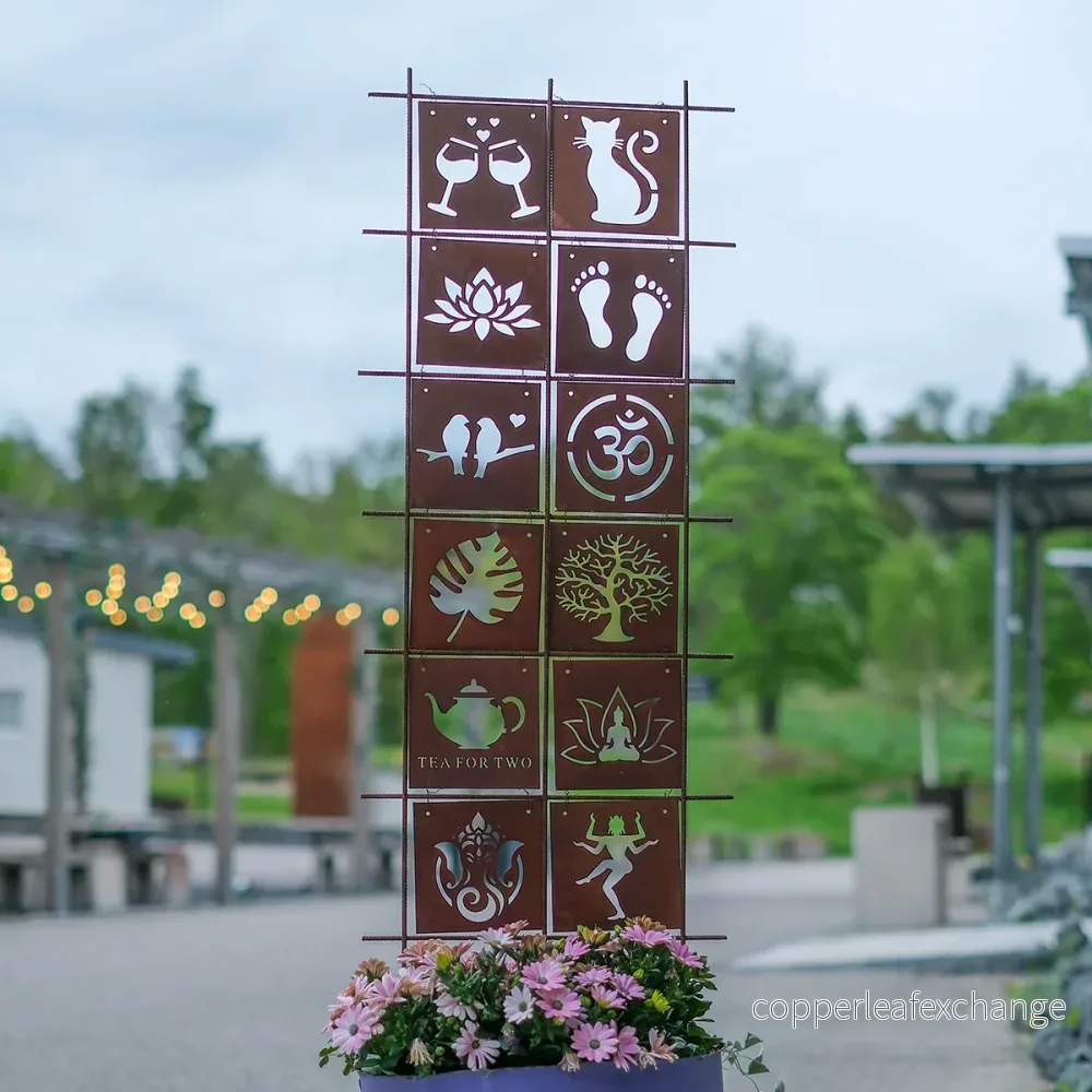 Rostig skylt till armeringsnät - fötter - Bild 3