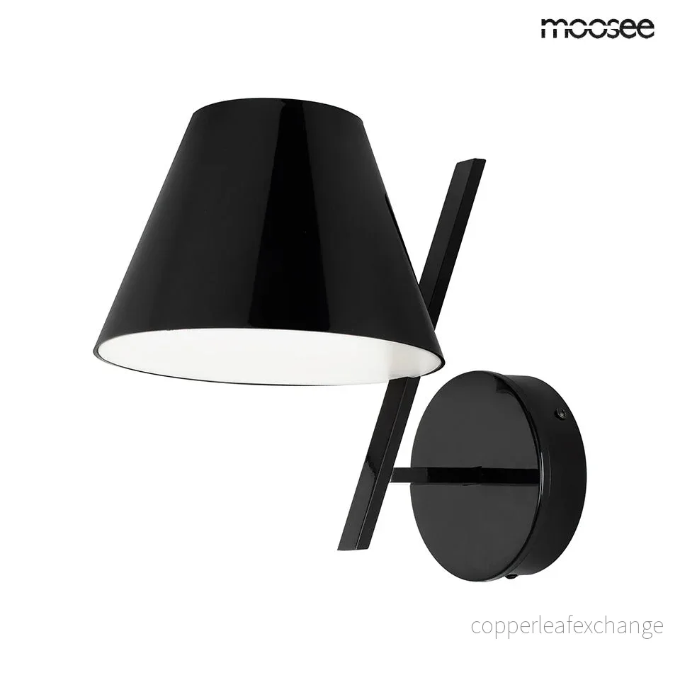 Vägglampa MOOSEE - MAGO, svart