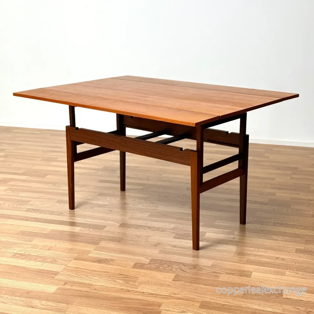 Kaffebord/matbord i teak, 1950-60-tal, Danmark - Bild 3