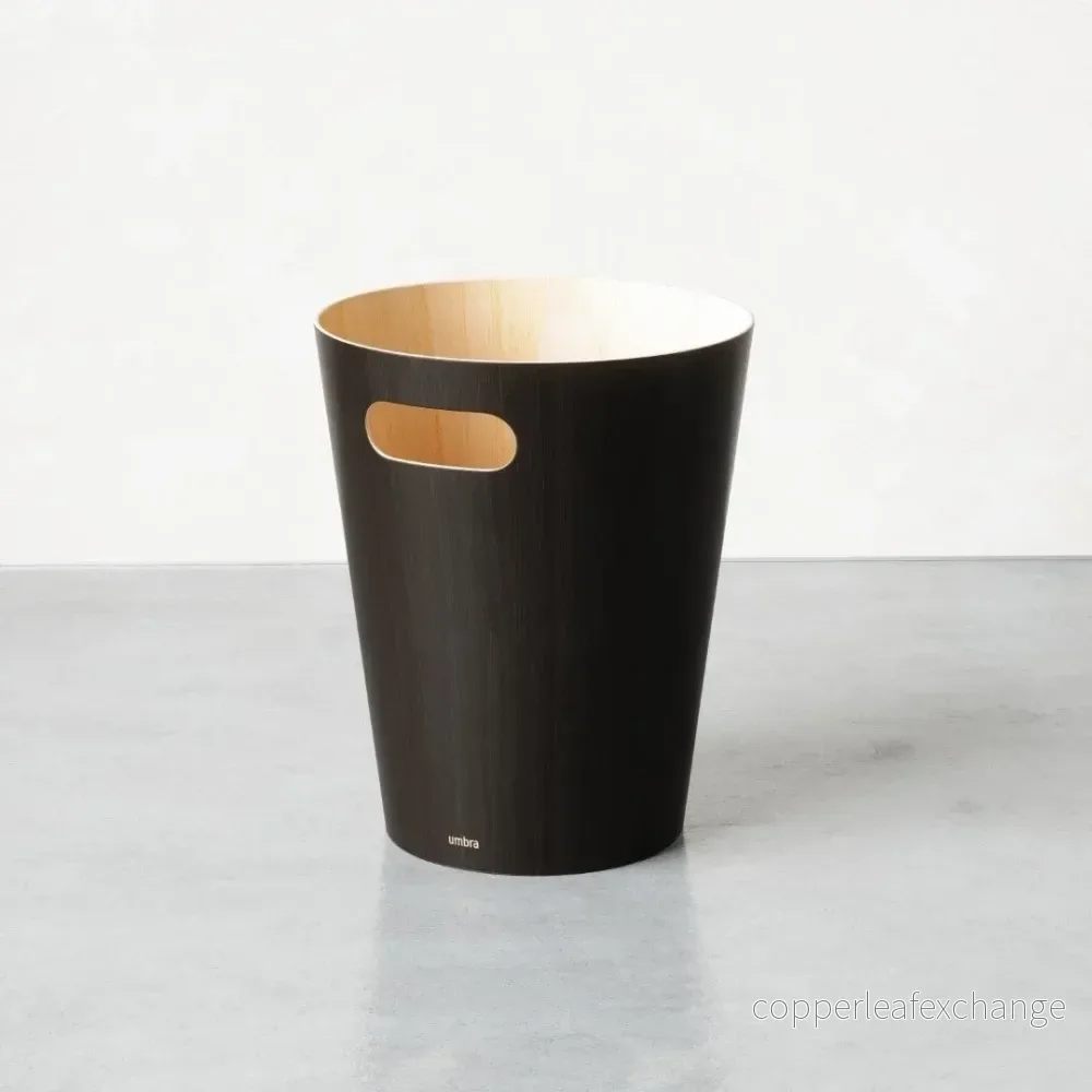 Papperskorg UMBRA - WOODROW, svart - Bild 3