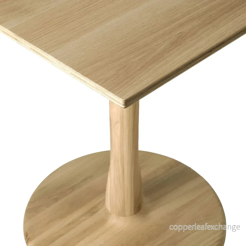 Matbord Torsion, Massiv Lackad Ek - Bild 3