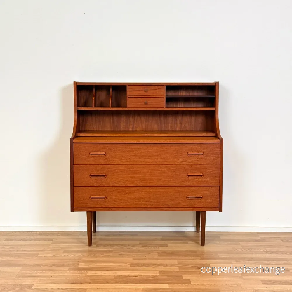 Sekretärskåp i teak, 1950-60-tal, Danmark