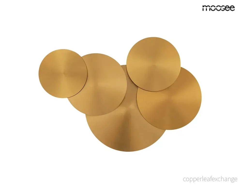 Vägglampa MOOSEE – SCUDO, guld Vägglampa MOOSEE – SCUDO, guld
