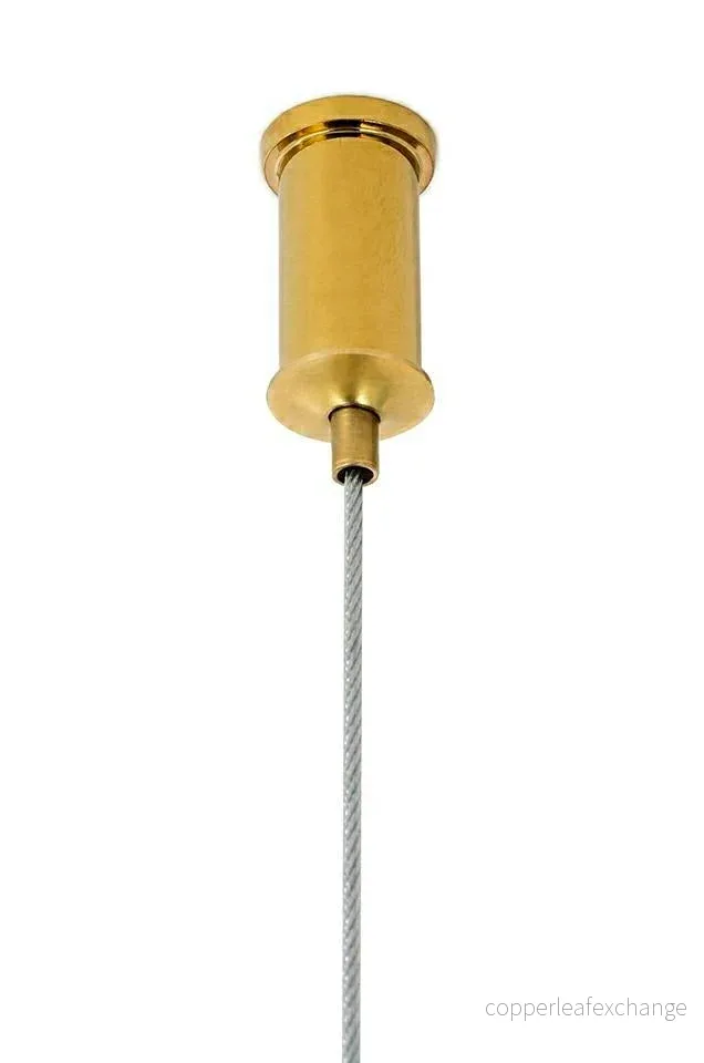Taklampa - RING 100 + 100 + 100, guld - Bild 3