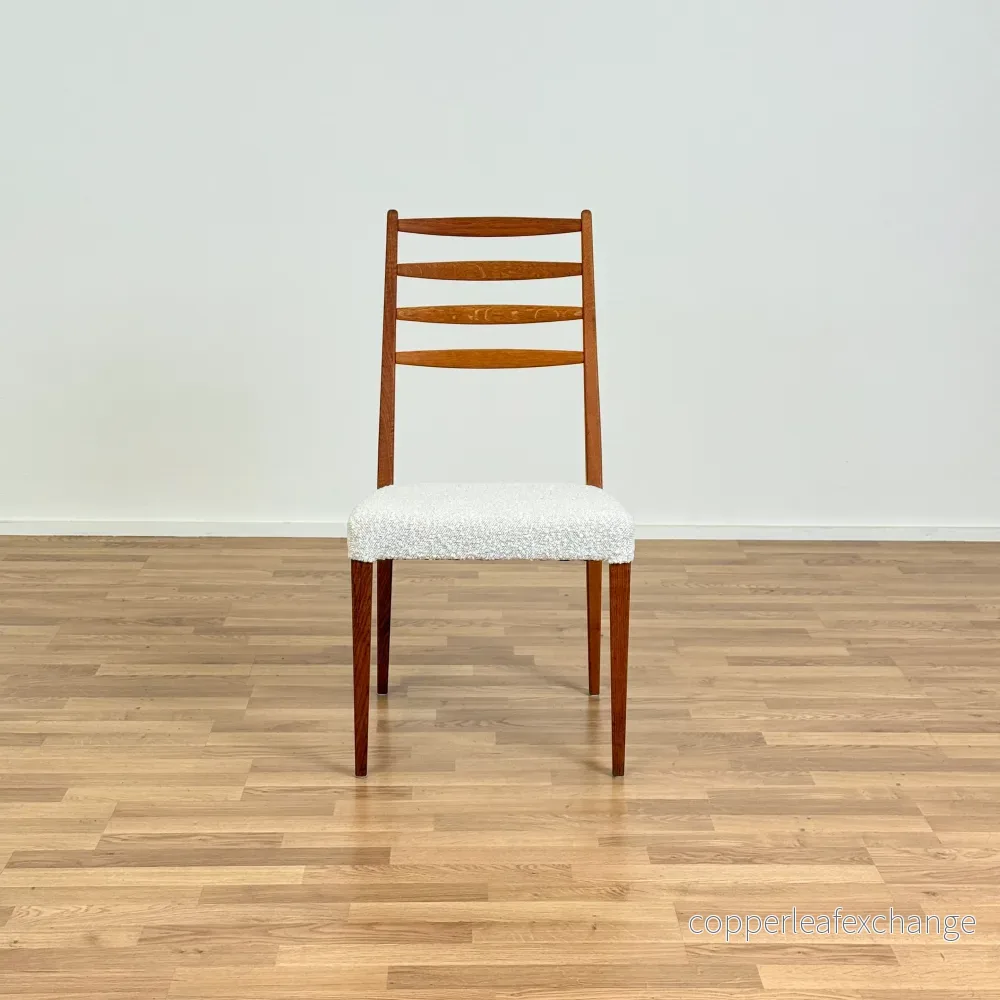 Set om 4 matstolar i massiv ek - Bild 3