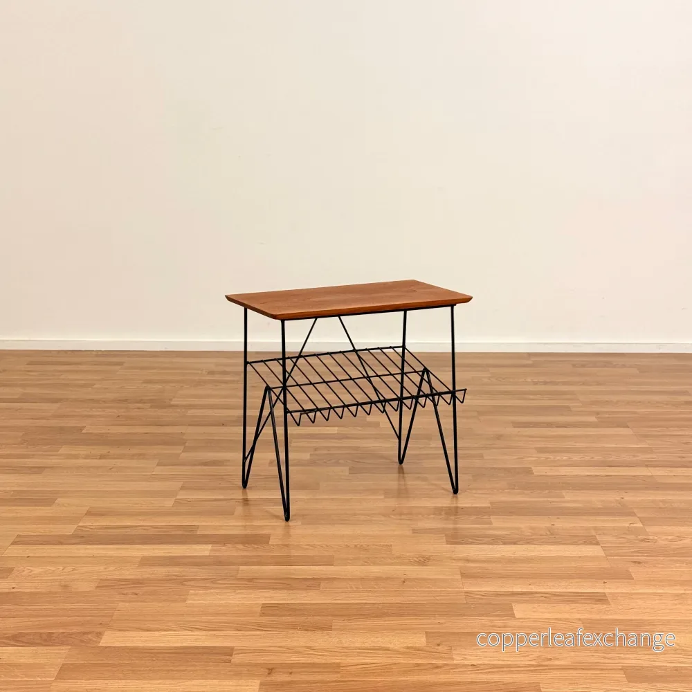 Sidobord / Nattduksbord i teak, 1950-60-tal, Sverige