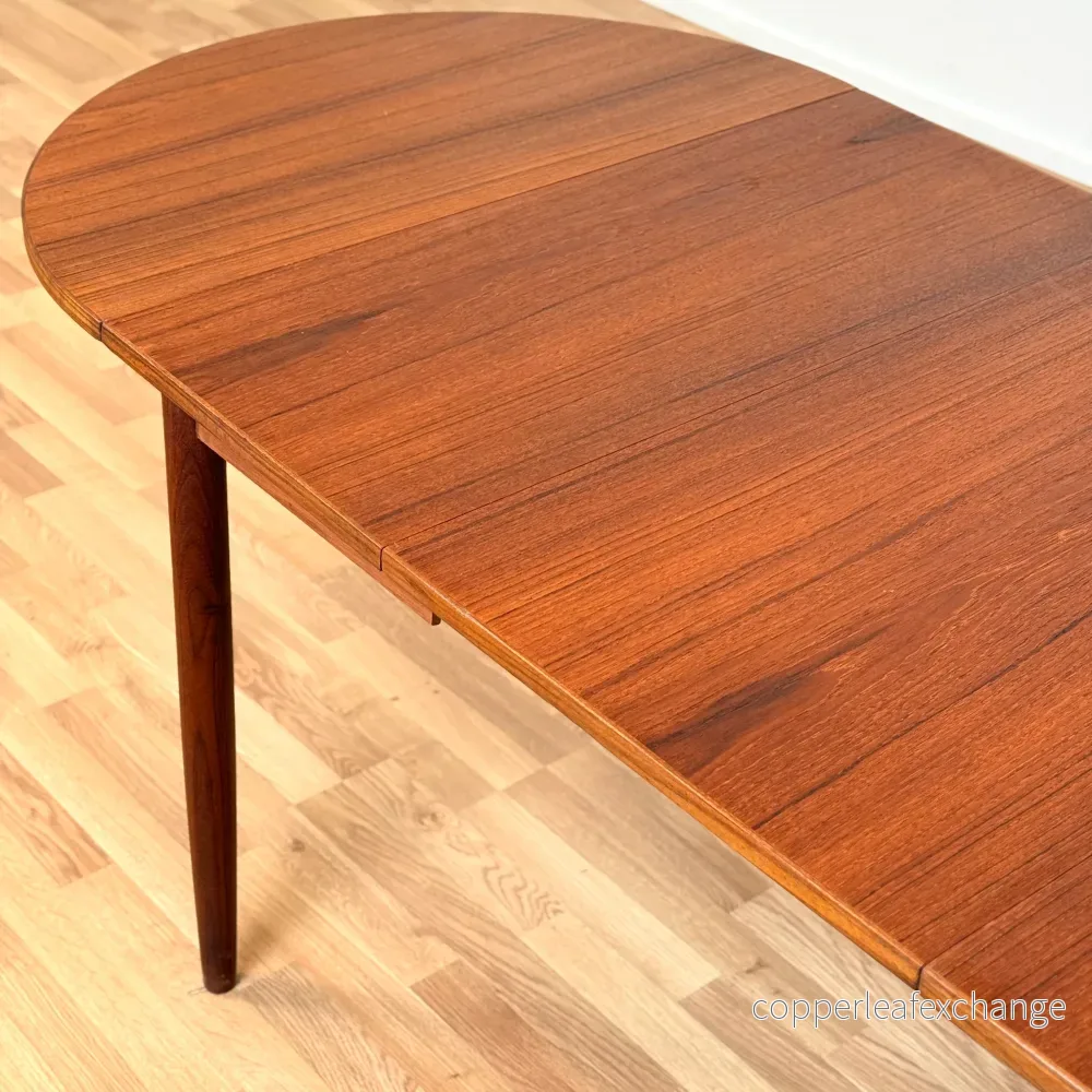 Danskt matbord i teak "Arne Vodder-stil" - Bild 3