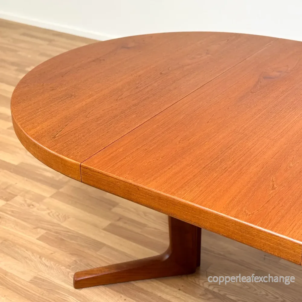 Rund matbord i teak av Kai Kristiansen, 1950-60-tal, Danmark - Bild 3