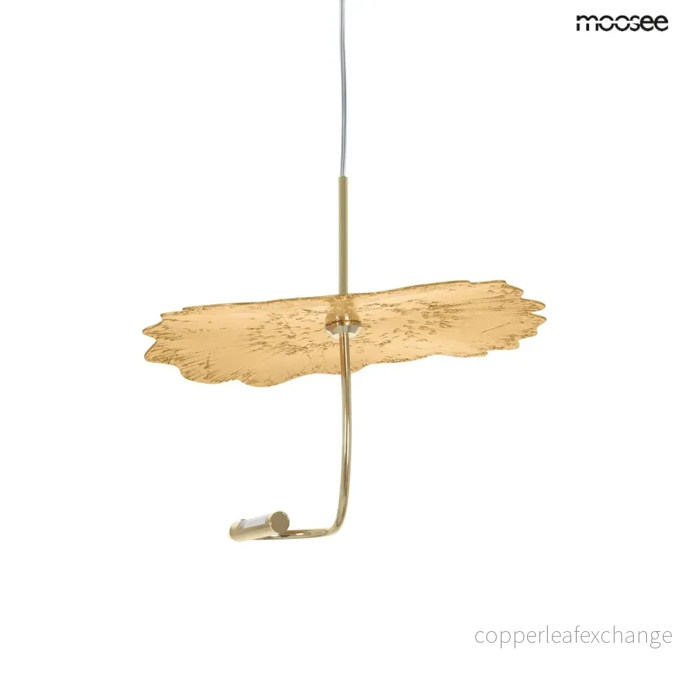 Taklampa MOOSEE - LEAFS, guld