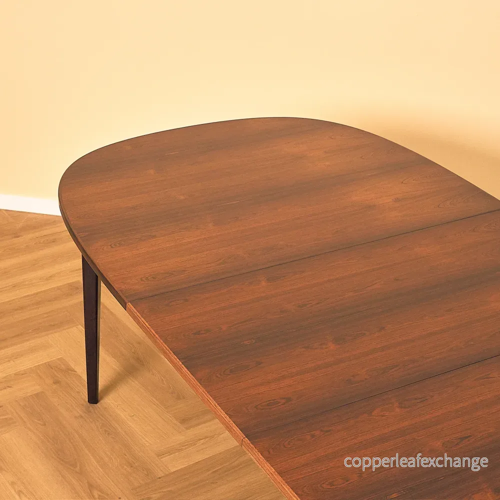 Danish oval dining table in Santos rosewood by Omann Jun - Bild 3