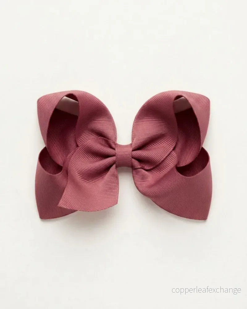 Stor hårrosett, mauve Stor hårrosett, mauve