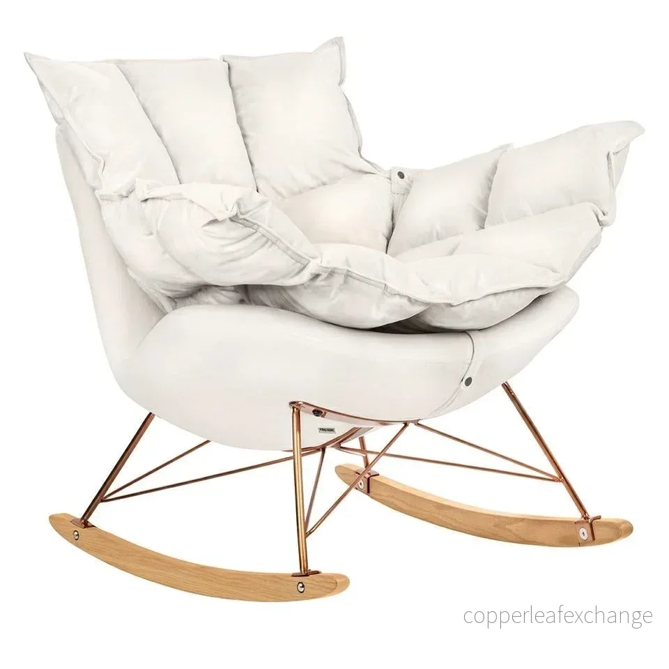 Fåtölj – SWING VELVET, beige