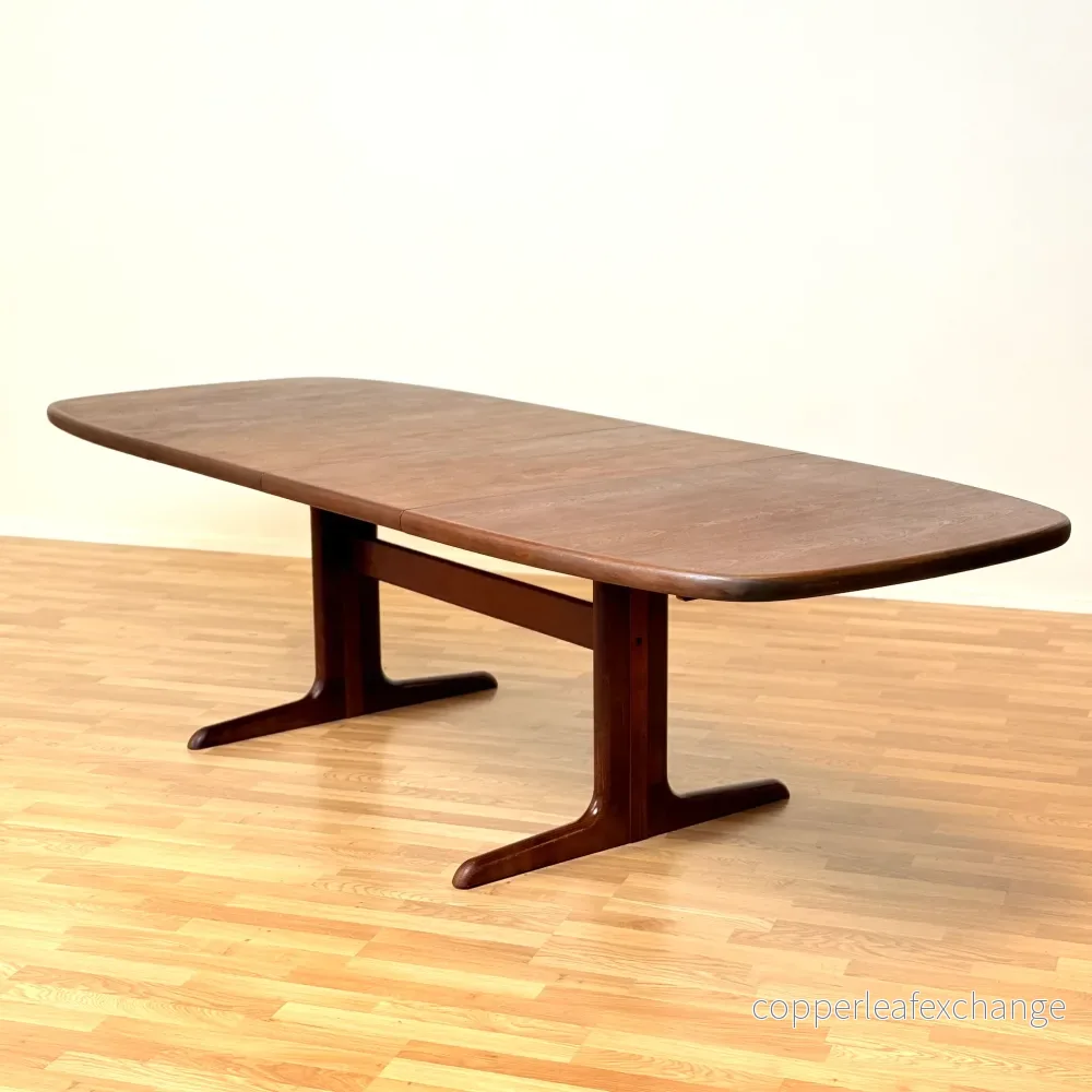 Dansk oval matbord i mahogny från Skovby Møbelfabrik - Bild 2