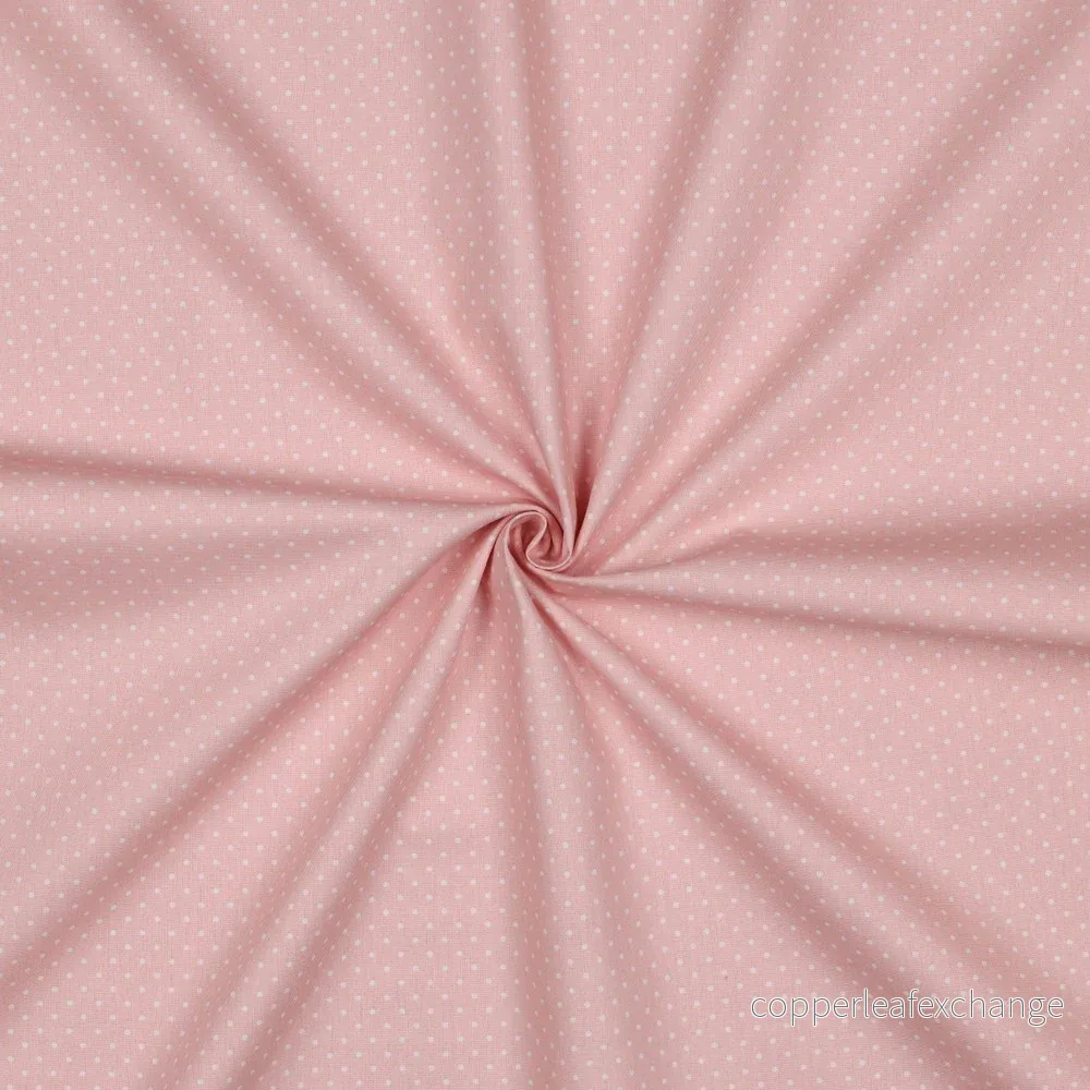 Patterned – Cotton Poplin – Petit Dots – Old rose – 012
