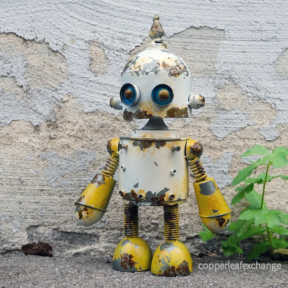 W-404 Walter - Vit robot i plåt - Bild 2