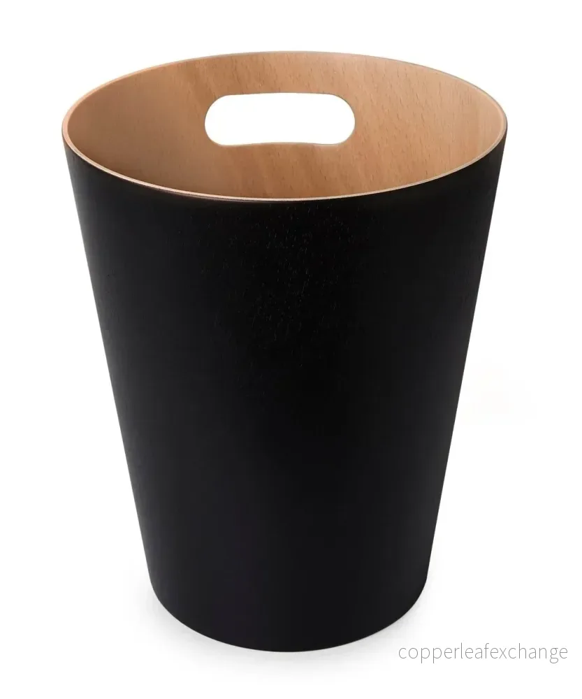 Papperskorg UMBRA - WOODROW, svart - Bild 2