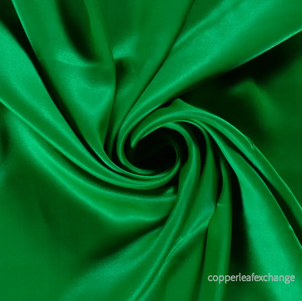 Viscose – Satin – Beautiful fall – Luster – Green – 025