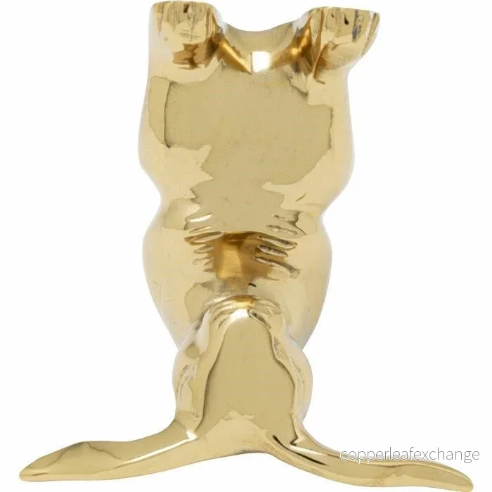 KARE YOGA BUNNY dekoration 10 cm guld