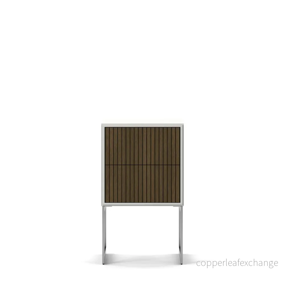 Line Burned Walnut Sängbord Line Burned Walnut Sängbord