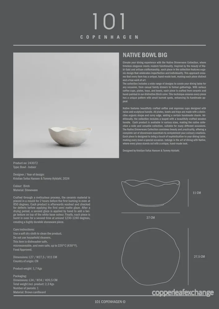 Native Bowl, Big - Birch - Bild 3