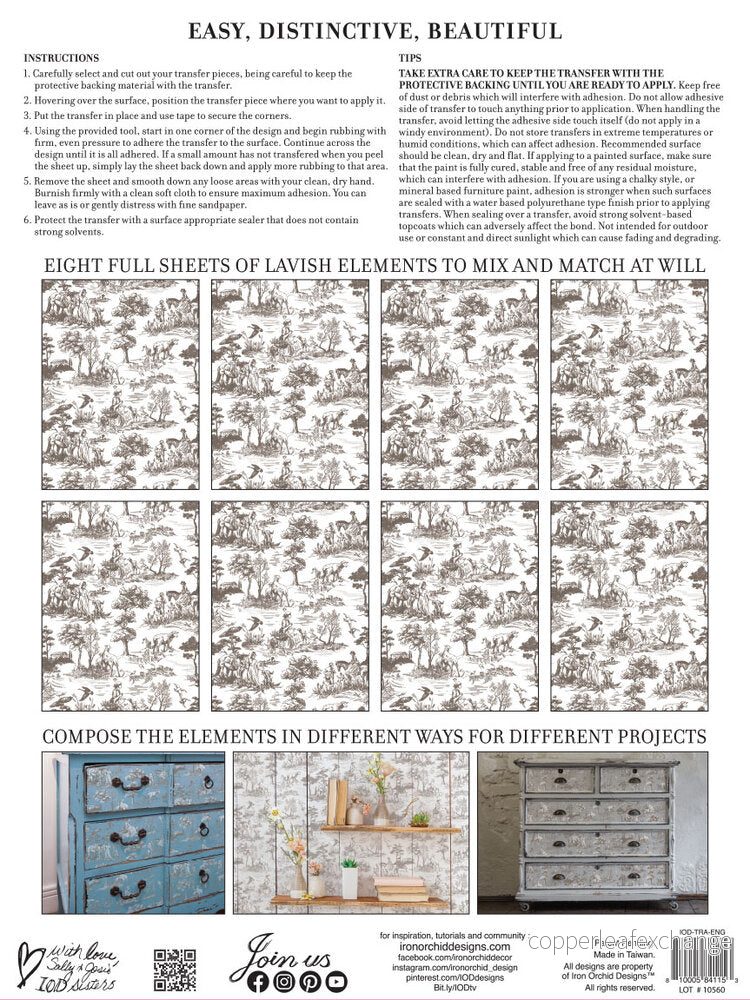 English Toile - Paint Inlay - Bild 2