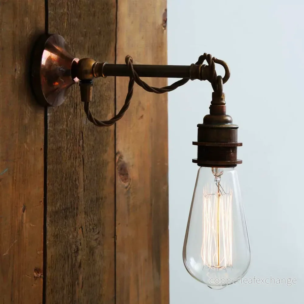 REHAU - Industrial Bare Bulb Wall Light on Hook - Bild 3