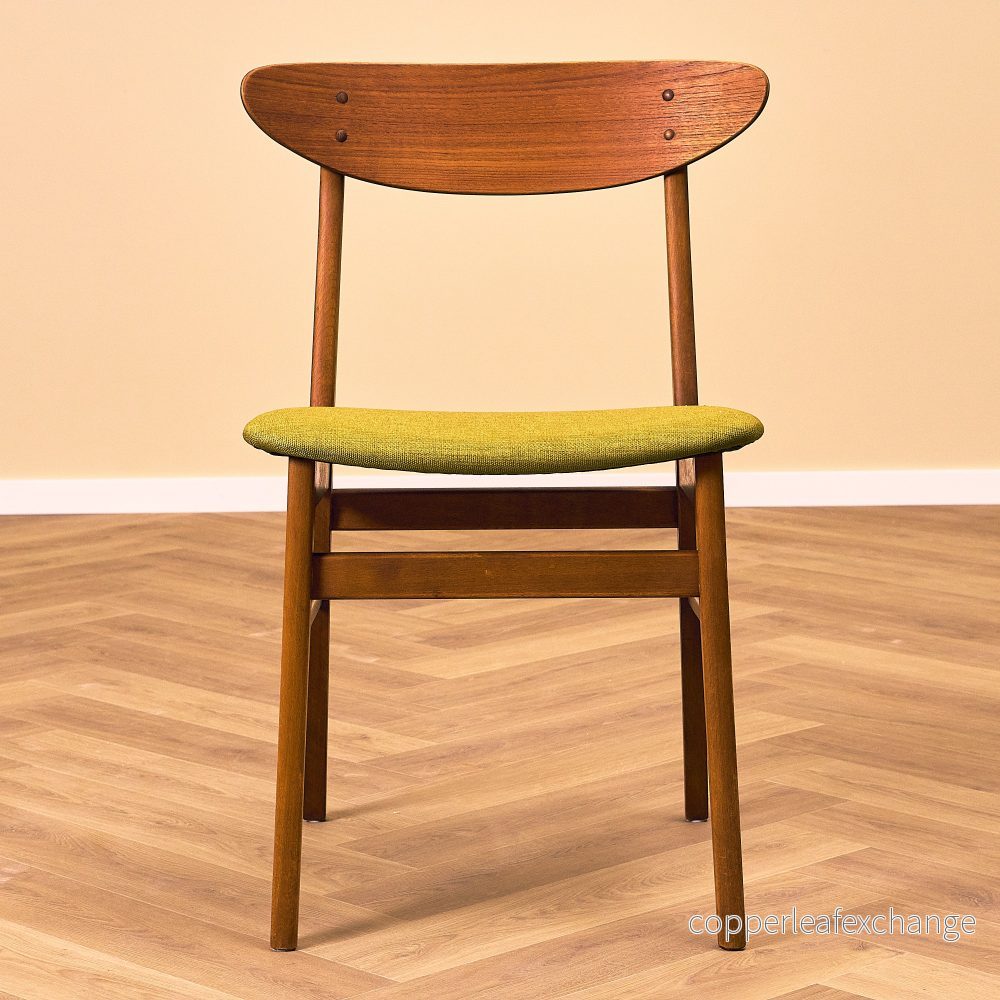 Matstolar i teak och bok från Farstrup, modell 210 - Bild 3